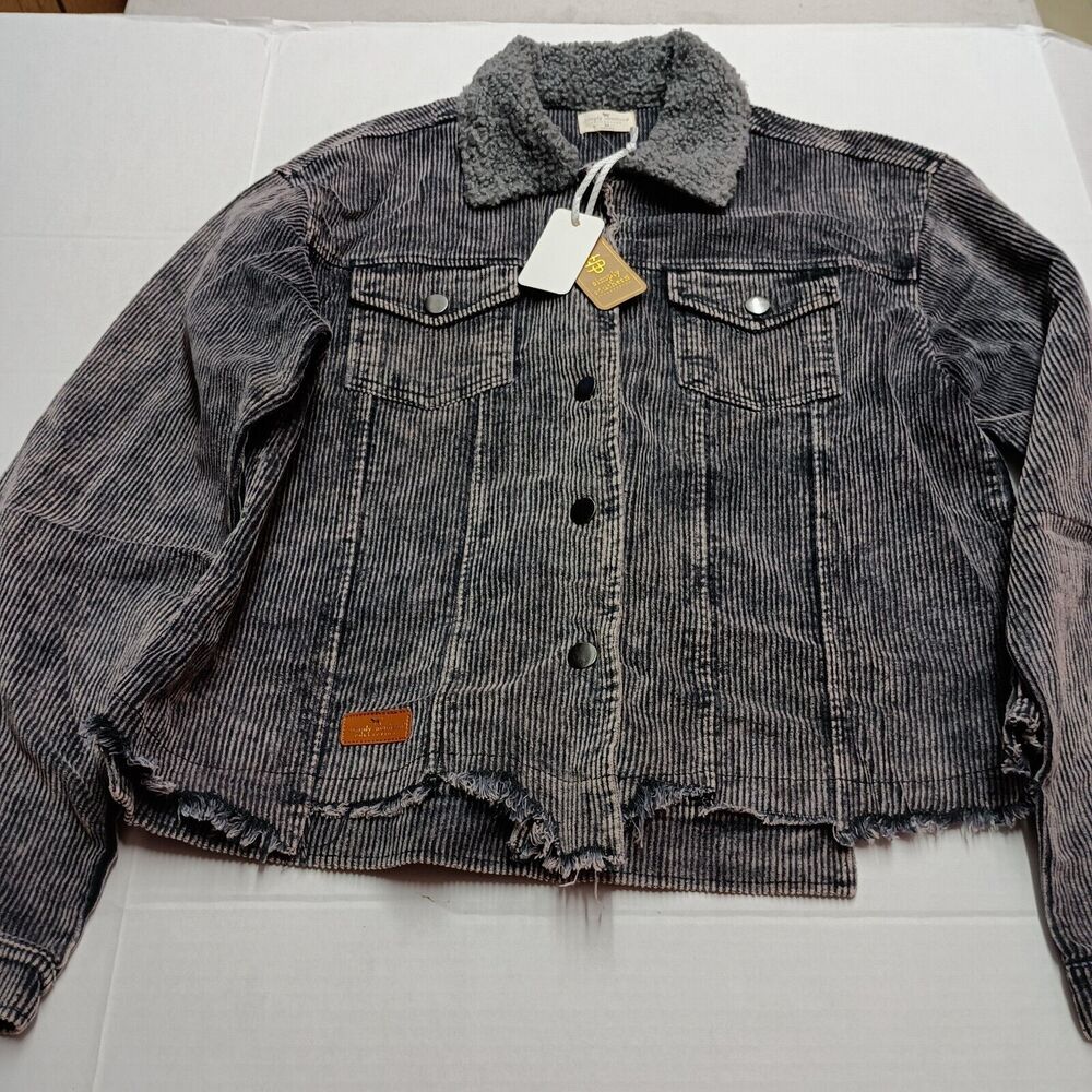 Simply Southern Acid Wash Shacket Jacket